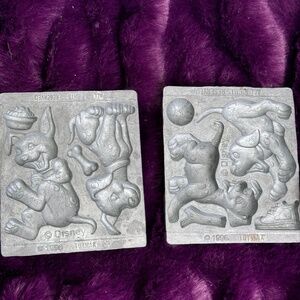 2 Vtg Mold Creepy Crawlers Dolly Maker Disney 101 Dalmatians Dog Toymax Molds